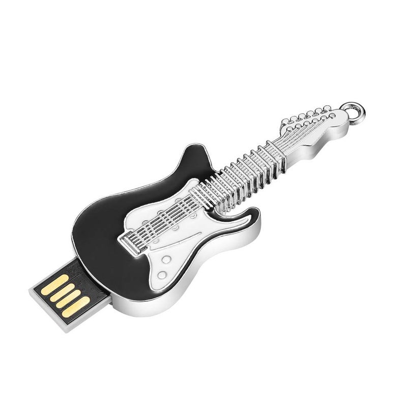 GARRULAX USB Flash Drive, 8GB / 16GB / 32GB USB 2.0 Waterproof USB Memory Stick Date Storage Pendrive Thumb Drives (16GB, Black Guitar) - Image 2